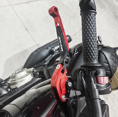 أجزاء معدلة لفرامل الدراجات النارية وأذرع القابض متوافقة مع ZX 10R ZX10RR ZX-10R 2025 2024 2023 2022-2016 رافعة فرامل قابلة للتعديل وقابلة للطي وقابلة للتمديد (أحمر) in Kuwait