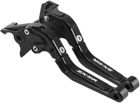 أجزاء معدلة لفرامل الدراجات النارية وأذرع القابض متوافقة مع ZX 10R ZX10RR ZX-10R 2025 2024 2023 2022-2016 رافعة فرامل قابلة للتعديل وقابلة للطي وقابلة للتمديد (أحمر) in Kuwait