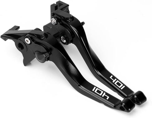 Motorcycle Short Brake Clutch Levers Compatible with H.usqvarna Svartpilen 401 Vitpilen 401 2018 2019 2020 2021 2022 2023 | Front Shorter Levers Handles Vitpileno401 Accessories (Black) in Kuwait