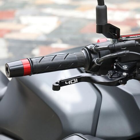 Motorcycle Short Brake Clutch Levers Compatible with H.usqvarna Svartpilen 401 Vitpilen 401 2018 2019 2020 2021 2022 2023 | Front Shorter Levers Handles Vitpileno401 Accessories (Black) in Kuwait