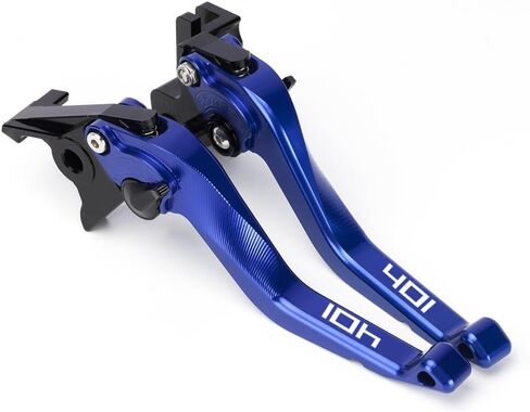 Motorcycle Short Brake Clutch Levers Compatible with H.usqvarna Svartpilen 401 Vitpilen 401 2018 2019 2020 2021 2022 2023 | Front Shorter Levers Handles Vitpileno401 Accessories (Black) in Kuwait