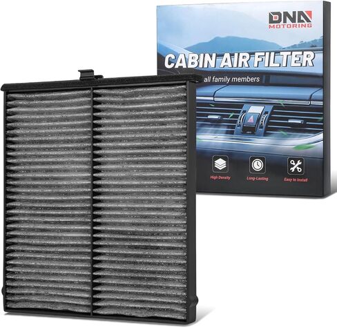 DNA MOTORING Cabin Air Filter Compatible with 2015-2024 Ford Edge, 2013-2020 Fusion, for 2016-2018 Lincoln MKX, 2013-2020 MKZ, FI258C, CF11775, DG9H-18D483-AA, CAF-006 in Kuwait