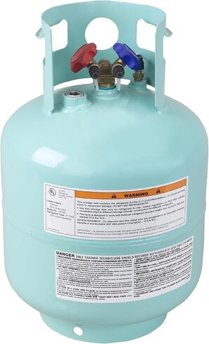 Robinair (34750) Empty Refrigerant Tank for 12134A, 34700, 34100 Series; Refrigerant not included in Kuwait
