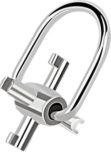 HVAC Locking Cap Key - Universal 4-Bit Multi-Use Tool for 410A & R22 Refrigerant Safety Caps, Tamper Resistant Key for Installation & Removal of HVAC Locking Caps 1 Pc in Saudi Arabia