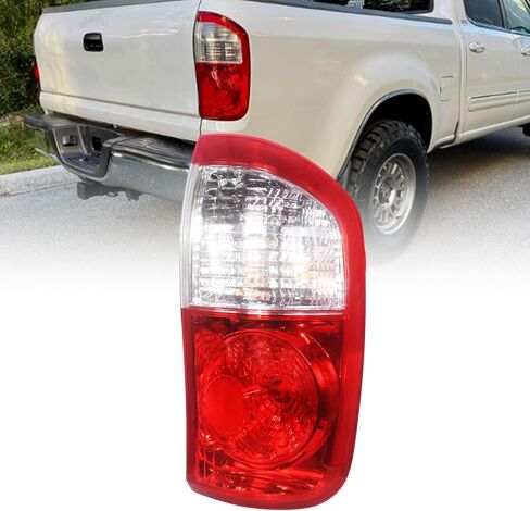 Right Tail Light Assembly Passenger Side Compatible with 2004 2005 2006 Toyota Tundra Crew Cab & Double Cab, Halogen Rear Brake Lamp, Replaces# TO2801153 815500C040 in Kuwait