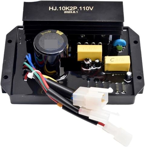 1pcs HJ.10K3P380 .10K2P.110V ..220V Automatic Voltage Regulator AVR for Diesel Generator Gasoline Control Module(HJ.10K2P.110V8 Wire) in Saudi Arabia