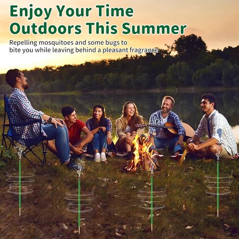 Mosquito Repellent Incense Sticks - 60 Pcs Incense Sticks for Backyard, Travel, Camping, Indoors, and Outdoor Patio in Saudi Arabia