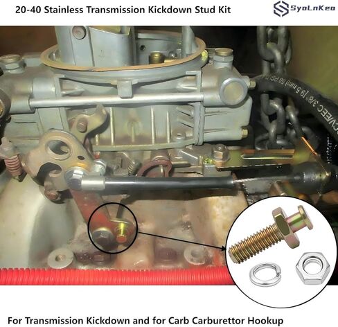 (1 Pack) 20-40 Stainless Transmission Kickdown Stud Kit For Transmission Cables And Carburetor Hookup in Saudi Arabia