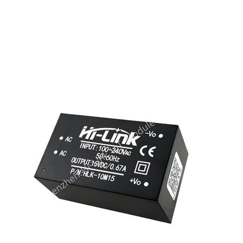 ACDC HLK-10M15 15V 10W 0.67A انخفاض استهلاك الطاقة حماية ماس كهربائى قابل للتعديل العرض in Kuwait
