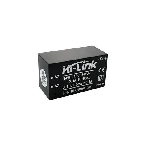 التيار المتناوب تيار مستمر 220 فولت إلى 5 فولت 3 واط وحدة إمداد الطاقة HLK-PM01 محول ACDC (1 قطعة) in Kuwait