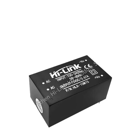 ACDC HLK-10M15 15V 10W 0.67A انخفاض استهلاك الطاقة حماية ماس كهربائى قابل للتعديل العرض in Kuwait