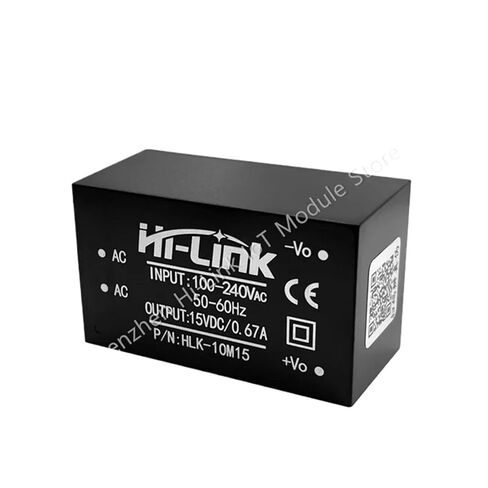 ACDC HLK-10M15 15V 10W 0.67A انخفاض استهلاك الطاقة حماية ماس كهربائى قابل للتعديل العرض in Kuwait