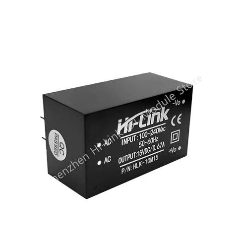 ACDC HLK-10M15 15V 10W 0.67A انخفاض استهلاك الطاقة حماية ماس كهربائى قابل للتعديل العرض in Kuwait