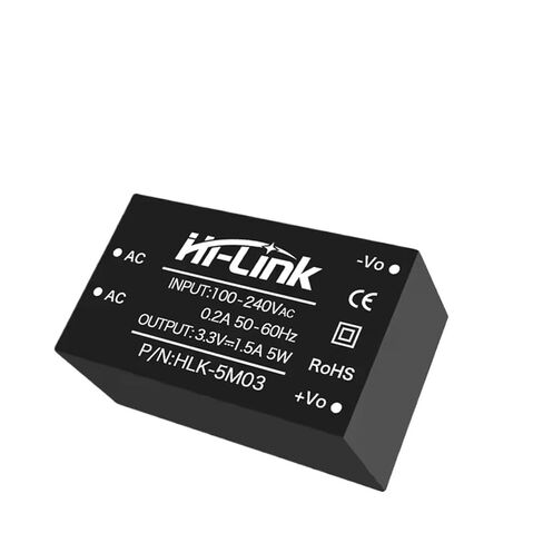 المنزلية التيار المتناوب تيار مستمر 220 فولت إلى 3.3 فولت وحدة امدادات الطاقة HLK-5M03 5 قطعة/الوحدة قابل للتعديل عالية الكفاءة تنحى محول in Kuwait