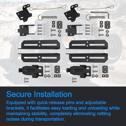Motoparty متوافق مع مجموعة تثبيت السقف لحقيبة الشحن Pelican BX140R BX55S BX85S BX90R مع دليل التعليمات in Kuwait