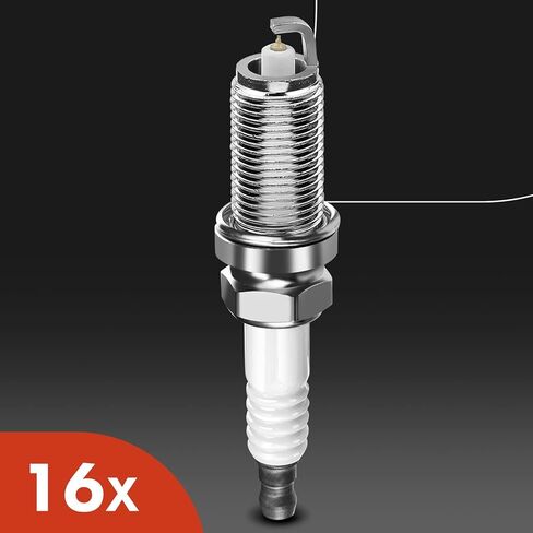 حزمة ملف إشعال A-Premium 8x (أحمر) و16x شمعات إشعال إيريديوم متوافقة مع دودج رام 1500 2500 3500 دورانجو تشالنجر تشارجر وجيب جراند شيروكي وكرايسلر in Kuwait