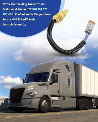 Coolant Water Temperature Sensor 41-6538 Fit for Thermo King/Yanmar Replace 414992 415065 416538 41-5065 1E27507G01 17095025 41-4992 in Saudi Arabia