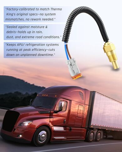 Coolant Water Temperature Sensor 41-6538 Fit for Thermo King/Yanmar Replace 414992 415065 416538 41-5065 1E27507G01 17095025 41-4992 in Saudi Arabia