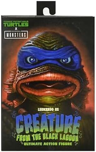 Universal Monsters/Teenage Mutant Ninja Turtles - شخصية مجسمة بمقياس 7 بوصات - ليوناردو كمخلوق in Kuwait