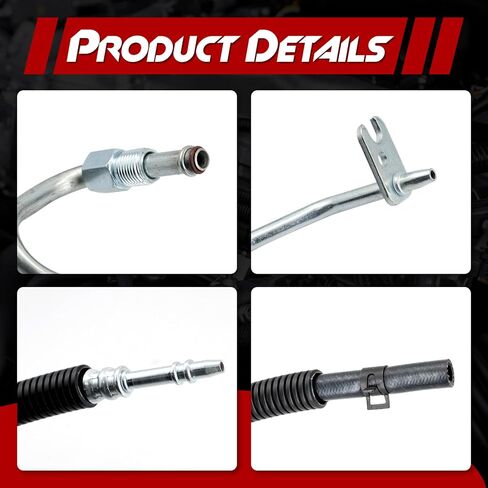 2pcs Power Steering Pressure Return Hose Line Assembly, Compatible with Chevy Avalanche Silverado 1500 Suburban 1500 Tahoe; GMC Sierra 1500 Yukon XL 1500; Cadillac Escalade ESV EXT, 4.8/5.3/6.0/6.2L in Saudi Arabia