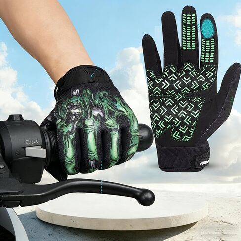 Motorcycle Gloves for Men and Women Touchscreen, Breathable Lightweight Dirt Street Bike Glove Non-Slip, Motorcycle Riding Glove Full Finger for Hiking ATV MTB in Saudi Arabia