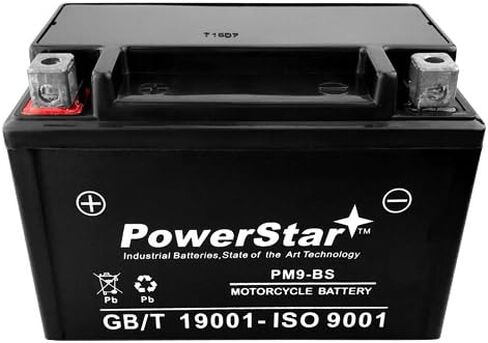 PowerStar 9BS دراجة نارية/PowerSport تبديل البطارية لهوندا 400EX Sportrax 99-12 YTX9-BS in Kuwait