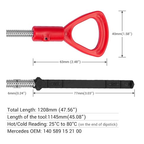 EWK 722.6 Transmission Fluid Dipstick Tool for Mercedes, Dodge Sprinter, Jeep - Replace OEM 140589152100 in Kuwait