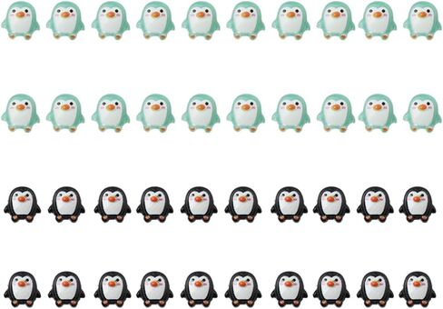 40Pcs Vintage Penguin Miniatures DIY Crafts Decor for Ornament DIY Accessories in Kuwait