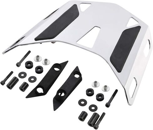 TCT-MOTORPARTS Chrome Rear Carrier Luggage Rack Fits for Honda Goldwing 1800 GL1800 2018-2025 2020 in Kuwait