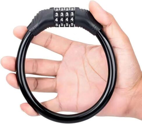 Bicycle Password Lock, Mountain Bike Portable Anti-Theft Lock in Kuwait