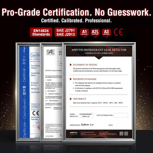 Refrigerant Leak Detector, ALD-200+ HVAC Freon Sniffer A1 A2L A3 & Low-GWP Compatible, Smart Semiconductor Sensor with 0.14 oz/yr Sensitivity, 2026 Updated, Professional AC Sniffer in Saudi Arabia