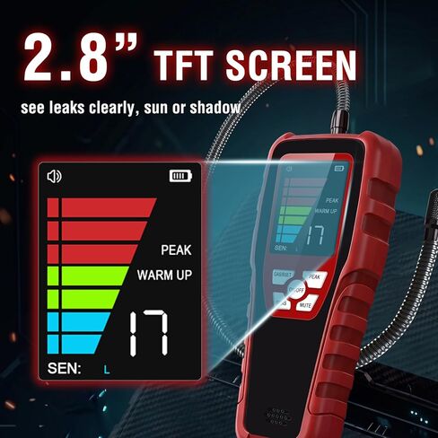 Refrigerant Leak Detector, ALD-200+ HVAC Freon Sniffer A1 A2L A3 & Low-GWP Compatible, Smart Semiconductor Sensor with 0.14 oz/yr Sensitivity, 2026 Updated, Professional AC Sniffer in Saudi Arabia