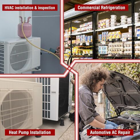 Refrigerant Leak Detector, ALD-200+ HVAC Freon Sniffer A1 A2L A3 & Low-GWP Compatible, Smart Semiconductor Sensor with 0.14 oz/yr Sensitivity, 2026 Updated, Professional AC Sniffer in Saudi Arabia