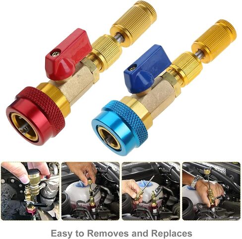 R134A Valves Core Remover Installer Tool Set Air Conditioning Valves Core Installation Tool Suitable for Air Conditioner in Kuwait