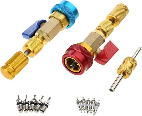 R134A Valves Core Remover Installer Tool Set Air Conditioning Valves Core Installation Tool Suitable for Air Conditioner in Kuwait