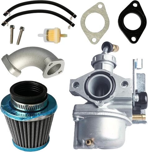 Carburetor for Kawasaki KLX110 2002-2020, Carb with Air Filter & Intake Manifold, Replaces 15003-1694, Easy Installation Dirt Bike Carburetor for Off-Road Trail Riding in Saudi Arabia