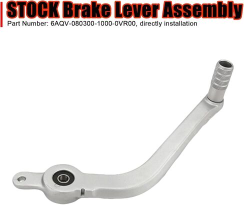 Motorcycle Rear Brake Lever Foot Brake Lever Assembly Compatible with CFMOTO 450SS/450NK 2023 2024 2025 2026,6AQV-080300-1000-0VR00,CFMOTO 450SS Accessories,CFMOTO 450 NK Accessories in Saudi Arabia