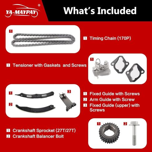 مجموعات أدوات سلسلة توقيت المحرك المتوافقة مع Opel 2015-2022 ASTRA K (B16)، 2015-2022 ASTRA K Sports Tourer (B16) B14XE 1.4T in Kuwait