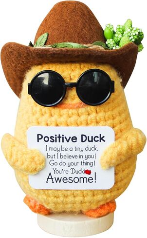 Cute Positive Crochet Pickle with Stand, Funny Emotional Inspire Support Pickle Crochet, Holiday Christmas Birthday Gifts for Women, Office&Christmas Decor in Saudi Arabia