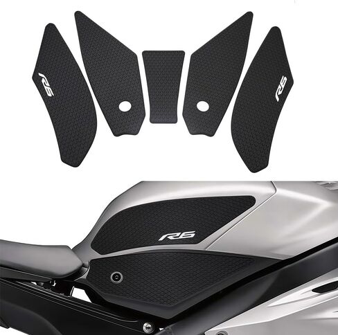 Motorcycle Tank Grip Side Decals Anti Slip Tank Pad Stickers for Yamaha YZFR6 GYTR 2017 GYTR YZF R6 Race 2022 2023 Tank Grips in Kuwait