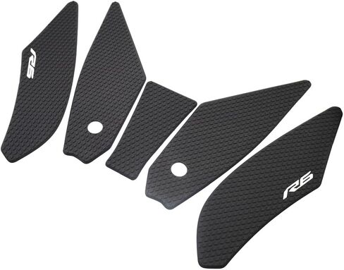 Motorcycle Tank Grip Side Decals Anti Slip Tank Pad Stickers for Yamaha YZFR6 GYTR 2017 GYTR YZF R6 Race 2022 2023 Tank Grips in Kuwait