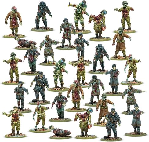 Totenkorps Horde - منمنمات بلاستيكية للمحور لـ Konflikt 47 منمنمات بمقياس 28 مم مفصلة للغاية من Warlord Games in Kuwait