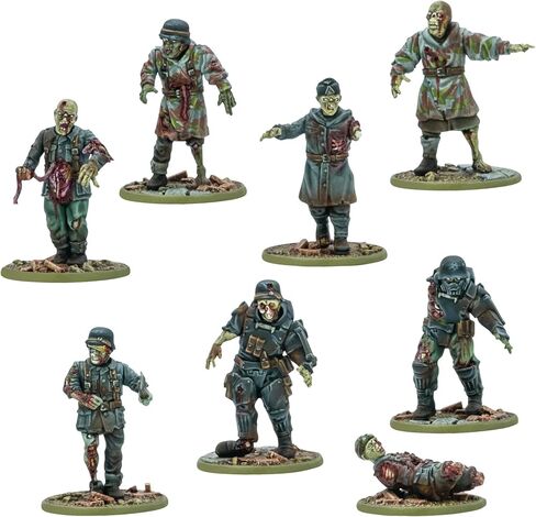 Totenkorps Horde - منمنمات بلاستيكية للمحور لـ Konflikt 47 منمنمات بمقياس 28 مم مفصلة للغاية من Warlord Games in Kuwait
