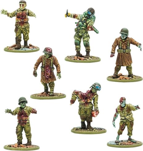 Totenkorps Horde - منمنمات بلاستيكية للمحور لـ Konflikt 47 منمنمات بمقياس 28 مم مفصلة للغاية من Warlord Games in Kuwait