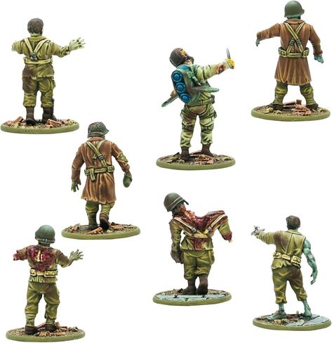 Totenkorps Horde - منمنمات بلاستيكية للمحور لـ Konflikt 47 منمنمات بمقياس 28 مم مفصلة للغاية من Warlord Games in Kuwait