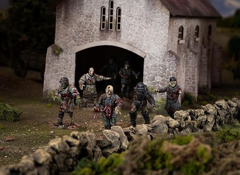 Totenkorps Horde - منمنمات بلاستيكية للمحور لـ Konflikt 47 منمنمات بمقياس 28 مم مفصلة للغاية من Warlord Games in Kuwait