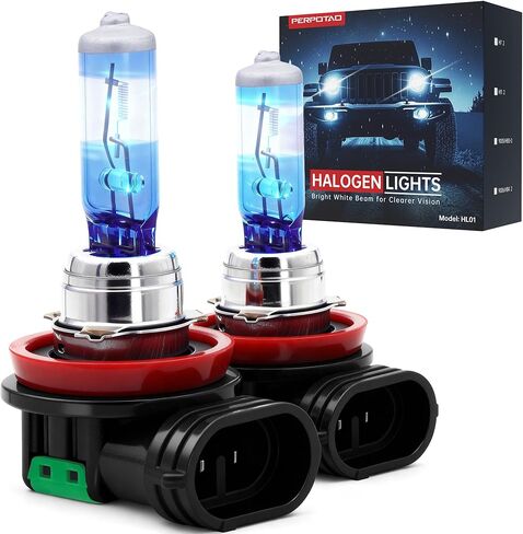 H7 Halogen Headlight Bulbs Fit for Volkswagen Jetta Passat Golf, BMW 3 Series, Mercedes-Benz C-Class Audi A4, DOT Compliant, Low Beam Replacement, 12V 55W 3800K Warm White, 2 Pack in Saudi Arabia