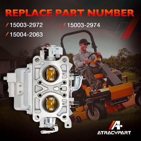 المكربن ​​متوافق مع محركات كاواساكي FD730V FD730VAS FD731V FD731VAS، يستبدل الكربوهيدرات #15003-2972،15003-2974، 15004-2063، مع حشوات ومشابك فلتر الوقود لمضخة الوقود in Kuwait
