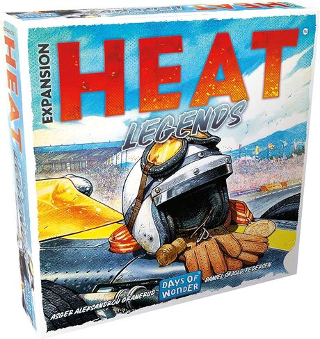 Asmodee Heat: Legends Board Game Expansion - 6 برامج تشغيل أوتوماتيكية جديدة للعب الفردي ومتعدد اللاعبين، متعة عائلية للأطفال والكبار، للأعمار من 10 سنوات فما فوق، 1-5 لاعبين، 60 دقيقة من اللعب in Kuwait