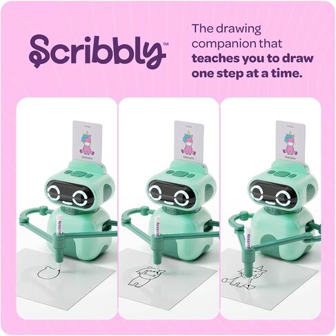 مجموعة رسم Scribbly للأطفال من Dan&Darci - هدايا عيد ميلاد فتاة تبلغ من العمر 4 5 6 7 8 9 سنوات - ألعاب للفتيات من سن 6 إلى 8 سنوات - أفكار هدايا - هدية فتاة تبلغ من العمر 7 سنوات - ألعاب للفتيات بعمر 5 سنوات in Kuwait